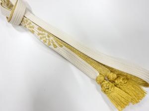 未使用品　正絹　撚り房　手組帯締め